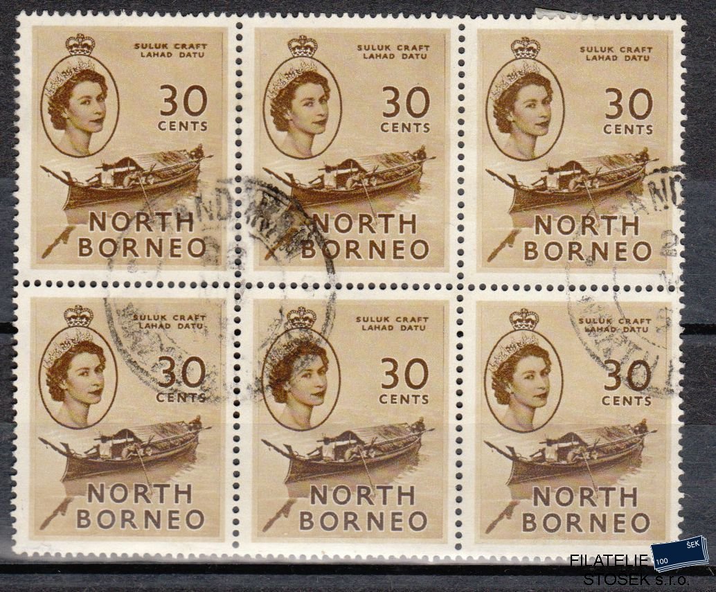 North Borneo známky Mi 6 Blok