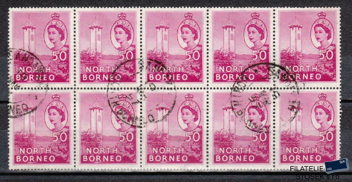 North Borneo známky Mi 304 10 Blok