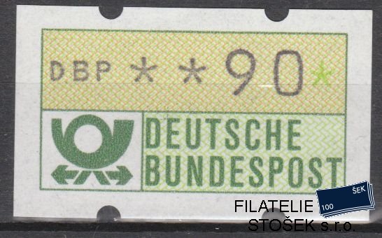 Bundes známky Mi A 1 - 90 PFG