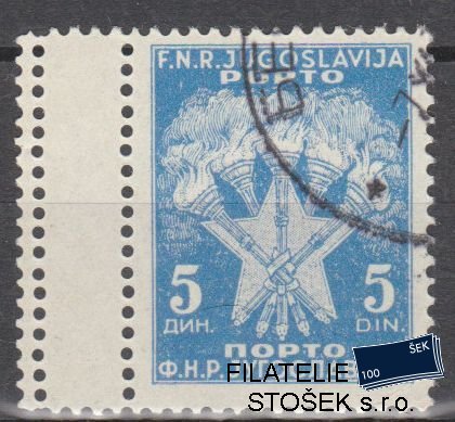 Jugoslávie známky Mi P 93 Perfoface