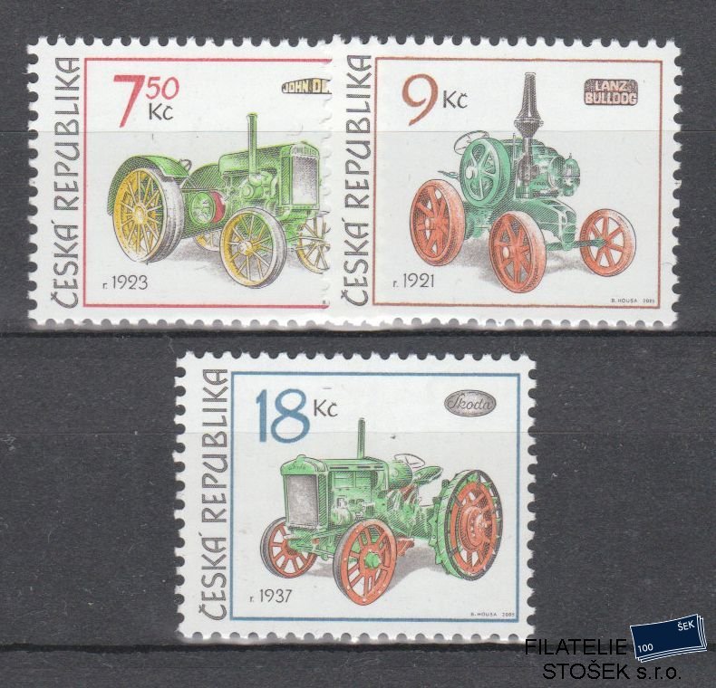 Česká republika známky 447-49