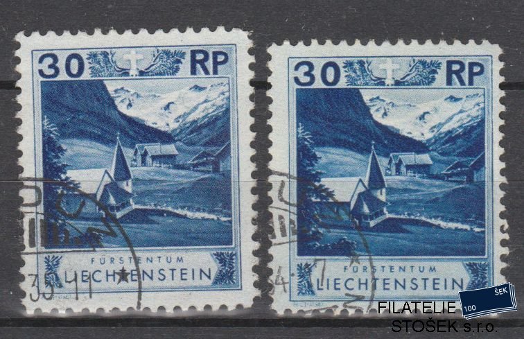Liechtenstein známky Mi 99 A Sestava