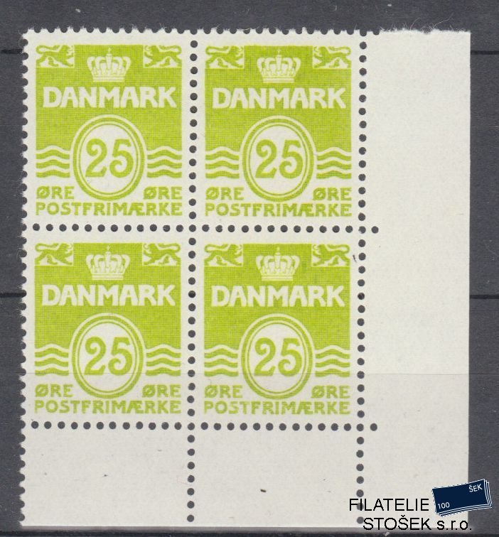 Dánsko známky 427y 4 Blok