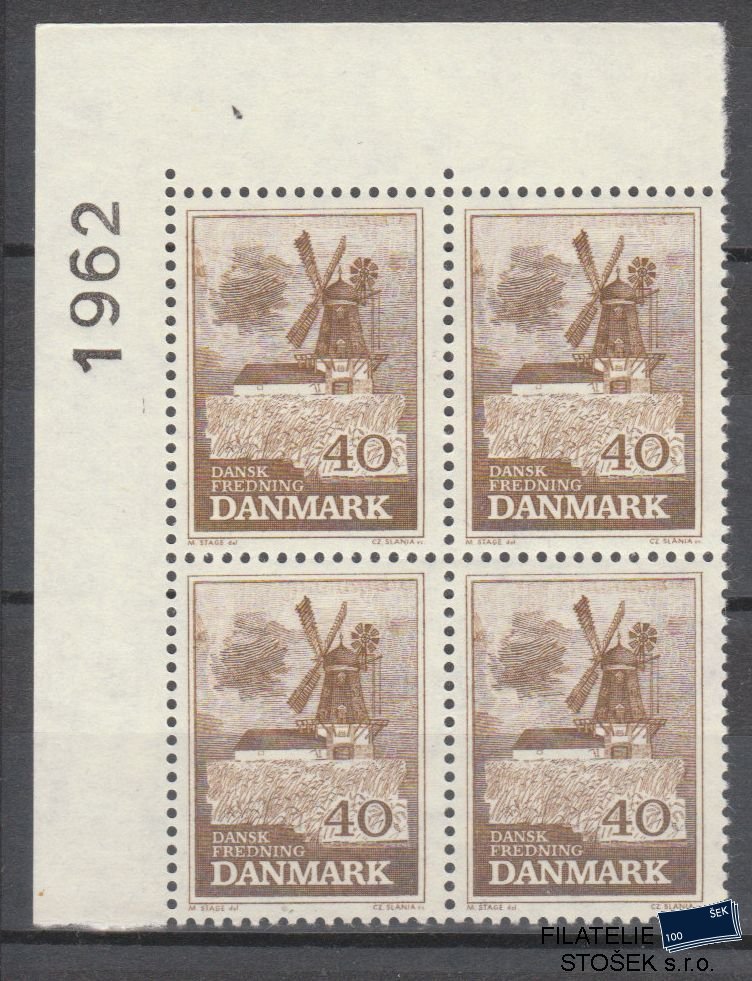 Dánsko známky 437x 4 Blok