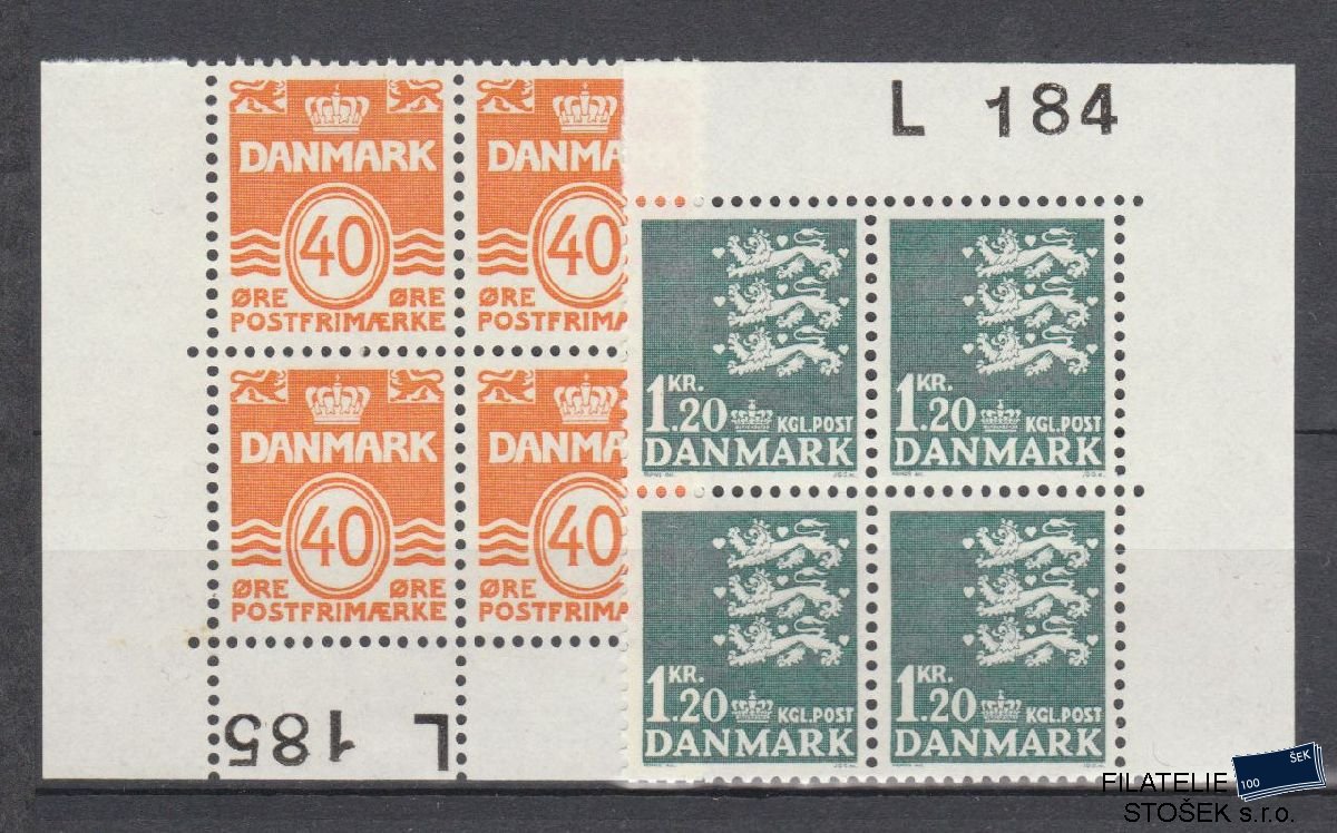 Dánsko známky 512-13 4 Bloky