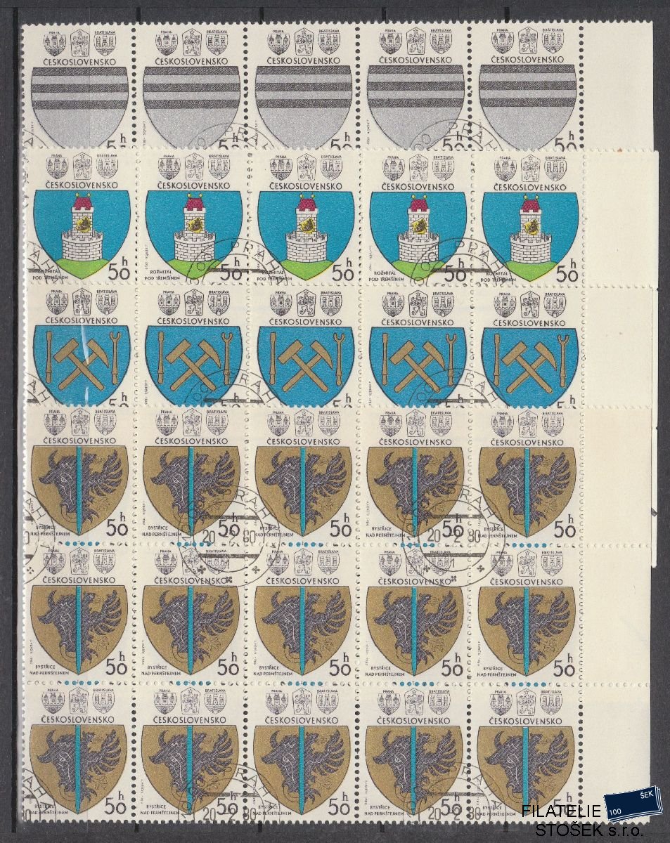 ČSSR známky 2423-26 15 Blok