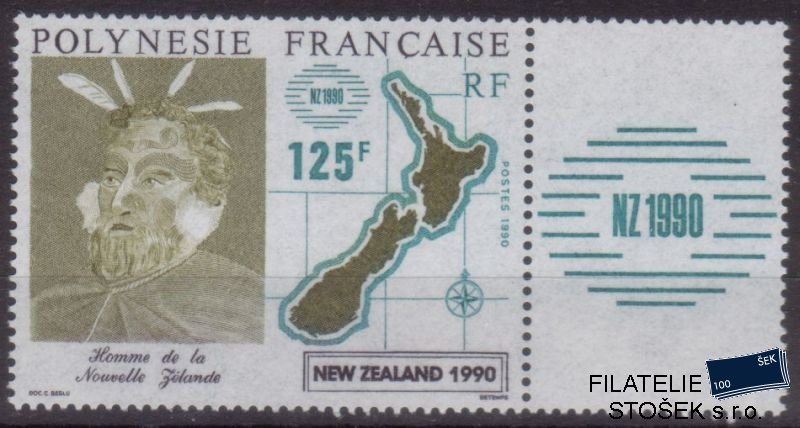 Polynésie známky Mi 562+Bl.17