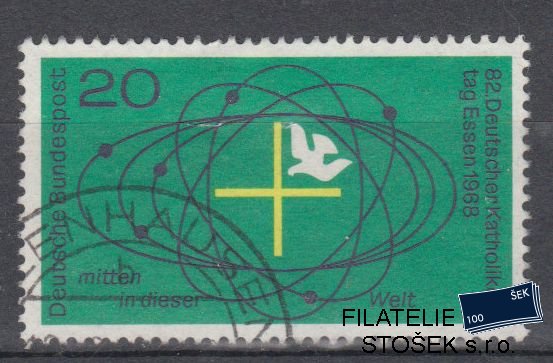 Bundes známky Mi 568