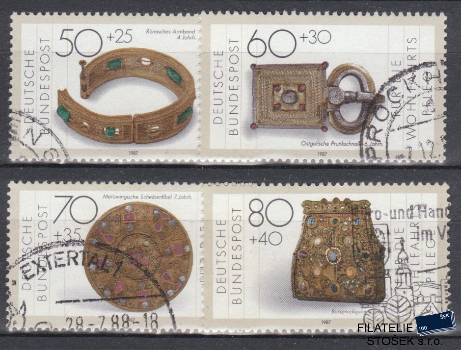 Bundes známky Mi 1333-36