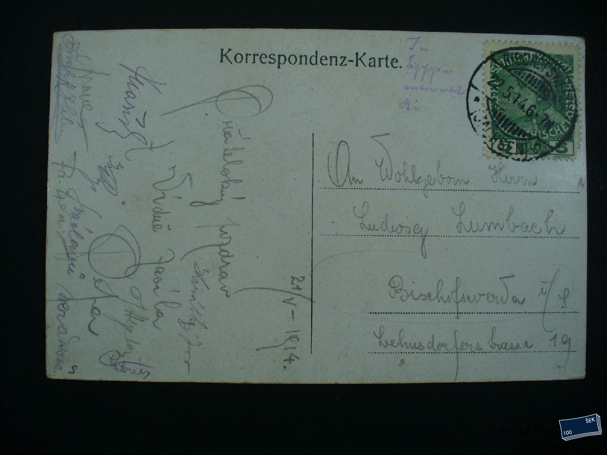 Rakousko celistvosti - Bischofswerda - Sachsen - Podpisy