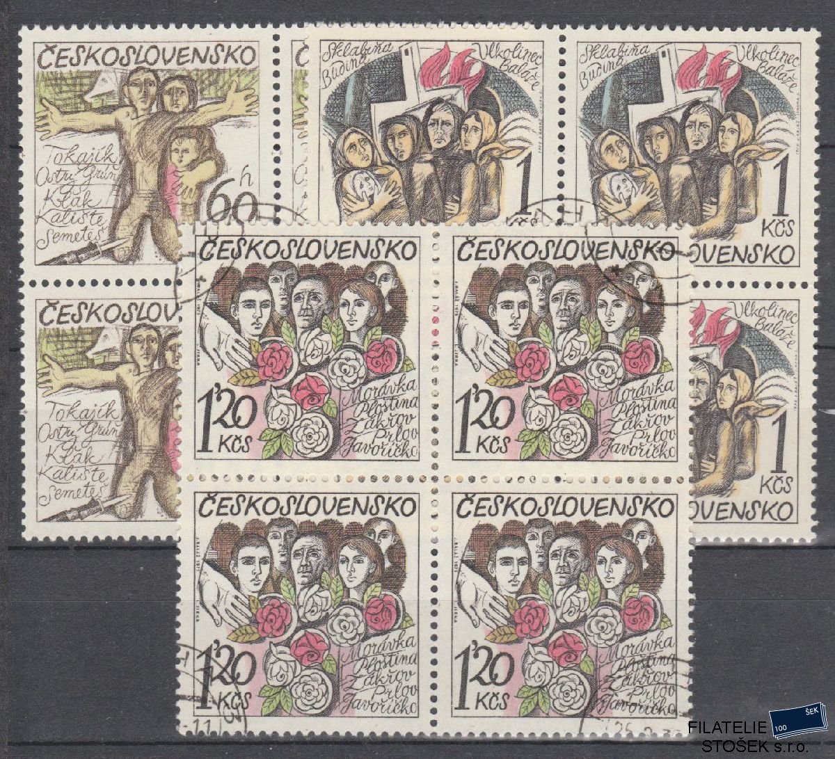 ČSSR známky 2127-29 4 Blok