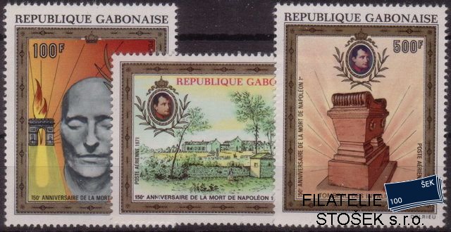 Gabon známky Mi 431-3 Napoleón