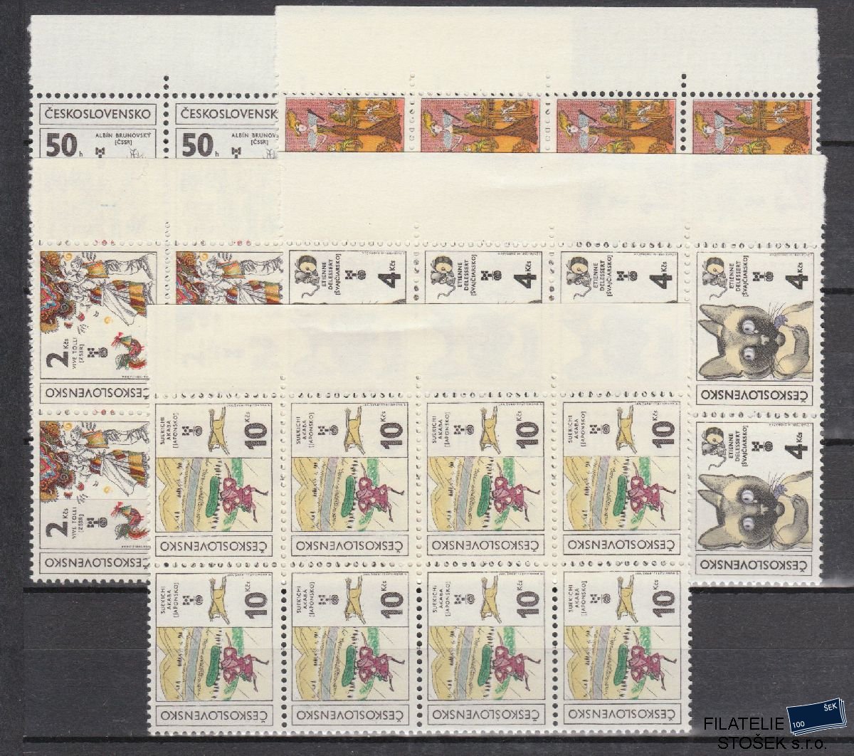 ČSSR známky 2502-6 8 Bloky