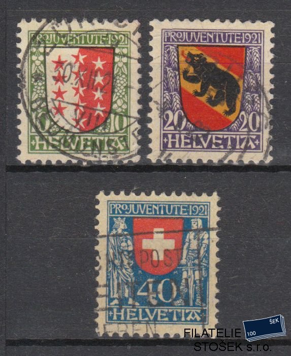 Švýcarsko známky Mi 172-74