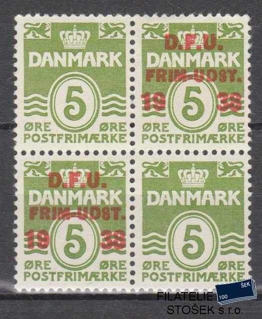 Dánsko známky Mi 243 4 Blok