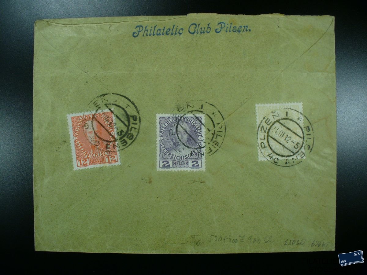 Rakousko celistvosti - Philatelic Club Pilsen