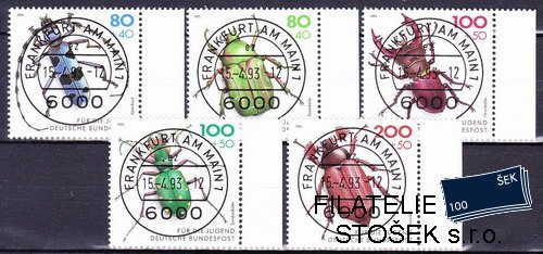 Bundes známky Mi 1666-70