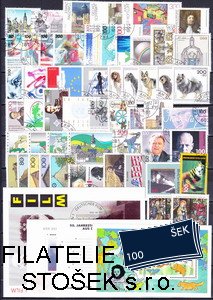 Bundes známky Mi 1772-1833+Bl.31-4 - Ročník 1995 na kartičce A 5