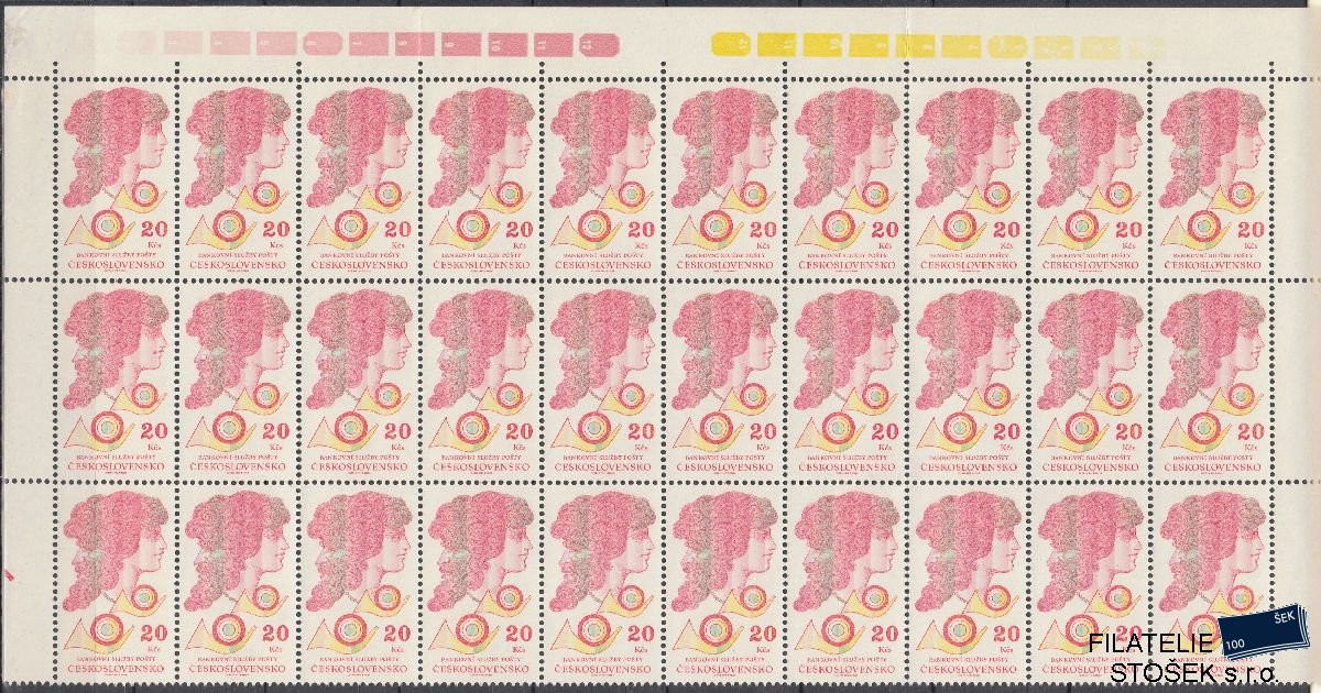 ČSSR známky 3021 30 Blok Rohvoý