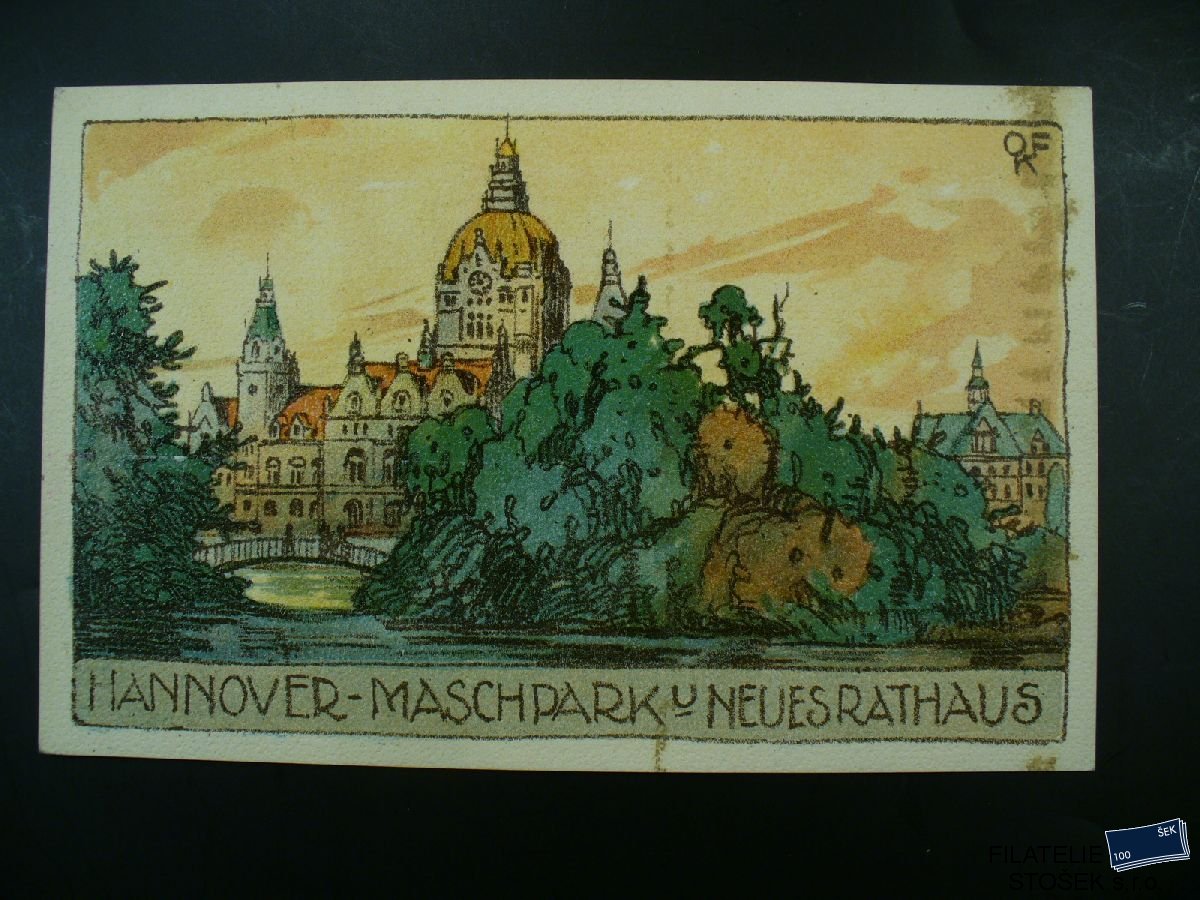 Německo - Hannover - Barevná pohlednice