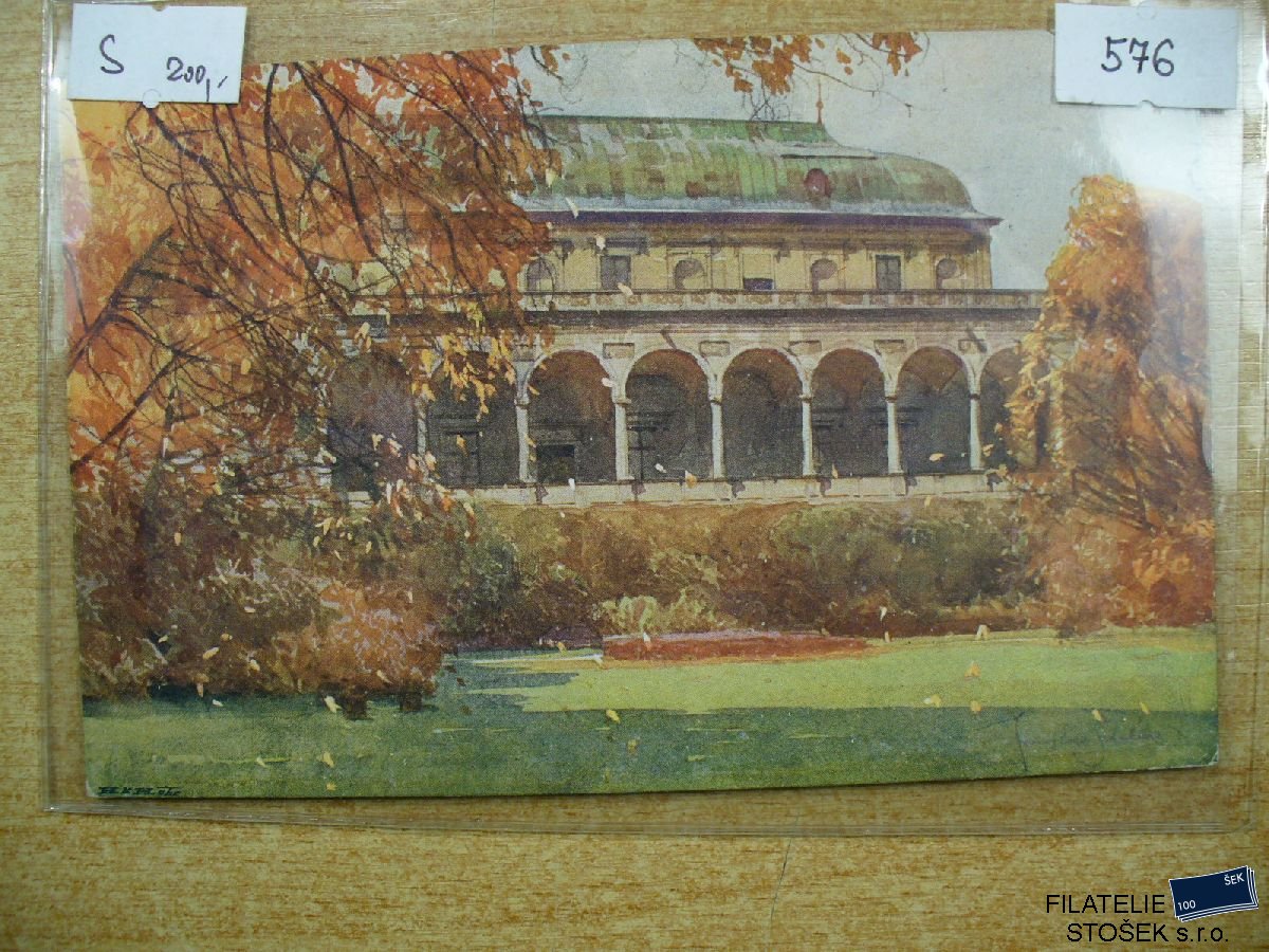 Praha -  Barevná pohlednice