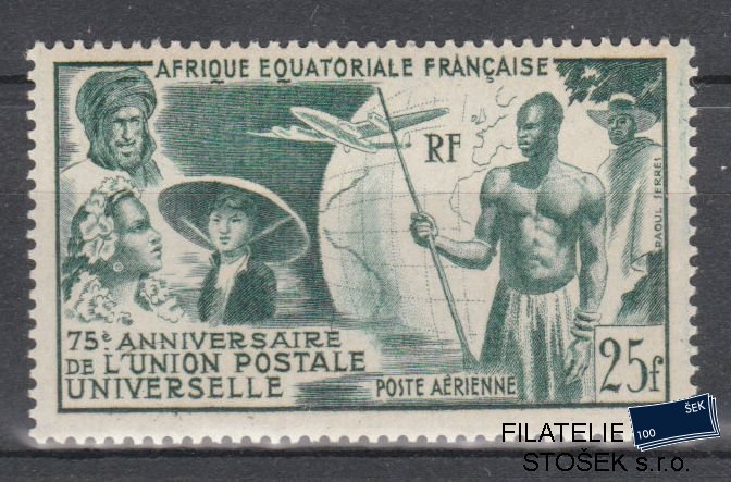 Afr. equatoriale známky 1949 UPU