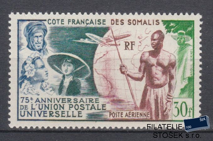 Cote des Somalis známky 1949 UPU