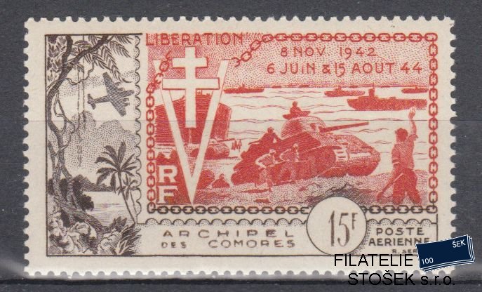 Comores známky 1954 Liberation