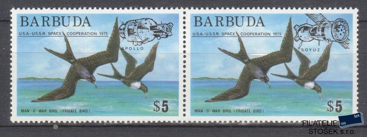 Barbuda známky Mi 227-28 - ptáci