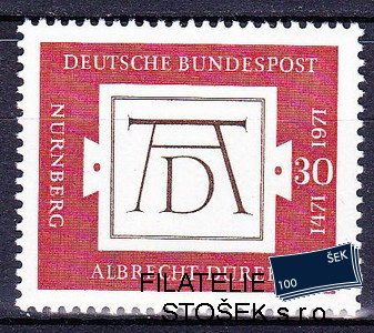 Bundes známky Mi 0677