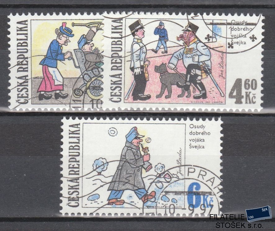 Česká republika známky 153-55