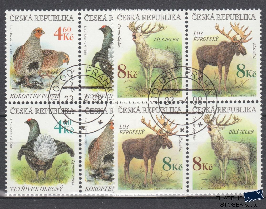 Česká republika známky 179-82 4 Bloky
