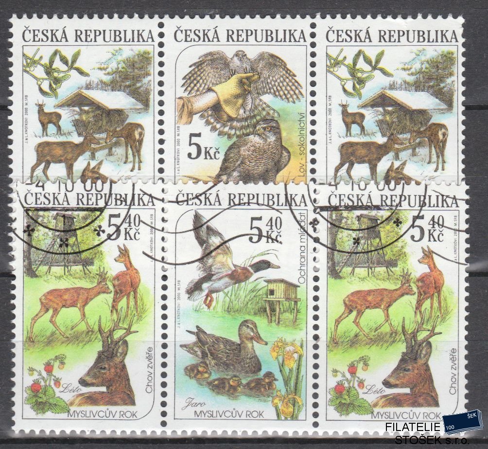 Česká republika známky 271-74 Spojky