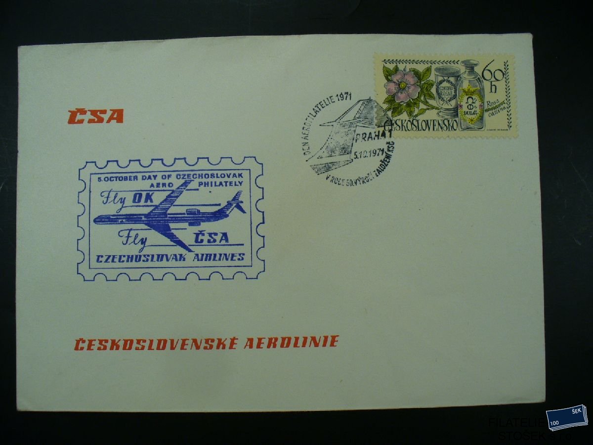 ČSSR celistvosti - Den Aerofilatelie 1971