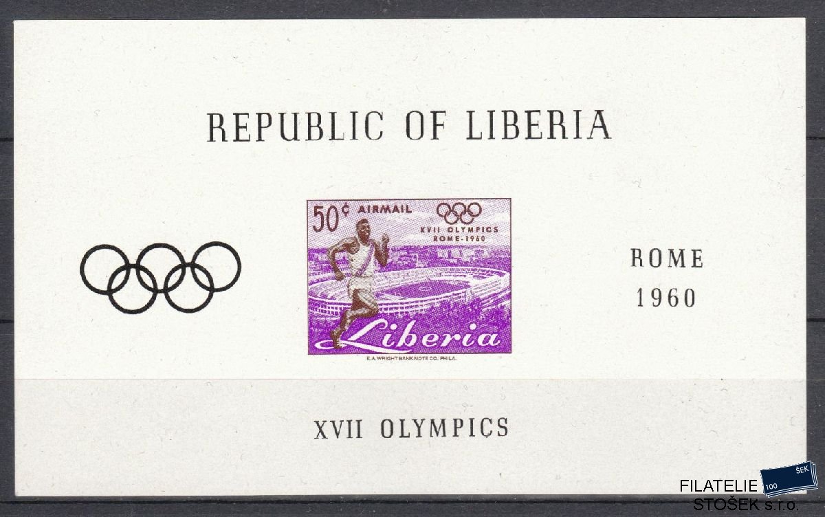 Liberia známky Mi Blok 16 - Olympijské hry