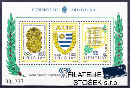 Uruguay známky Mi Bl.39