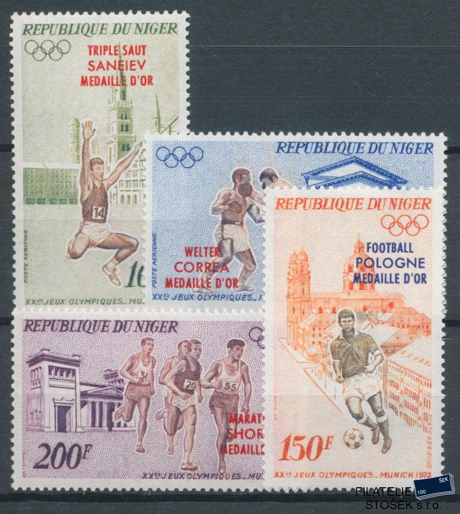 Niger známky Mi 348-51 - Olympijské hry
