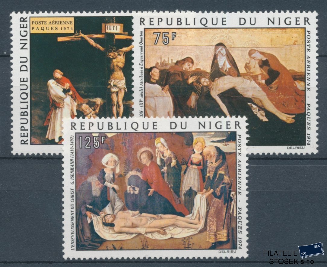 Niger známky Mi 423-25 - Umění