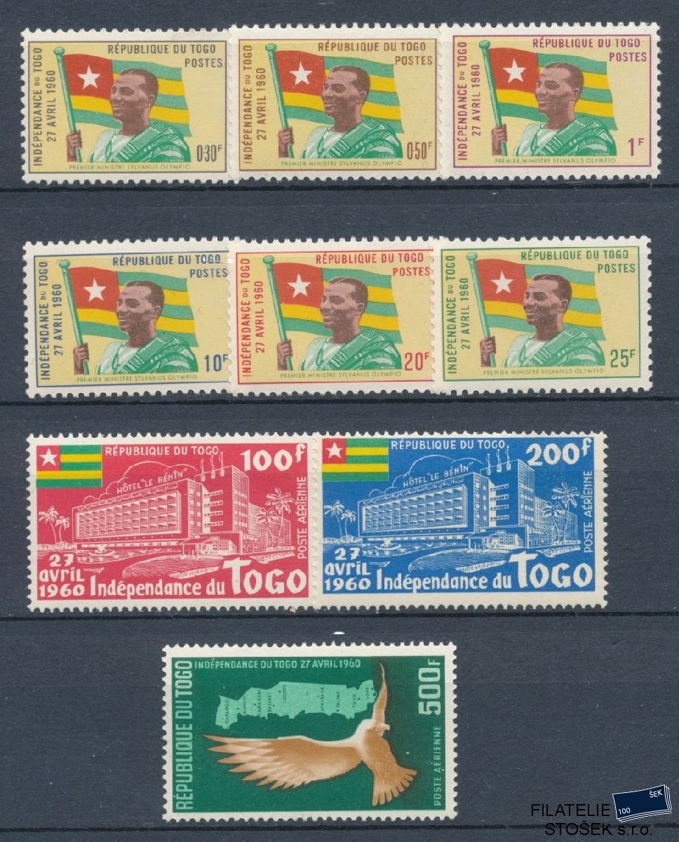 Togo známky Mi 285-293