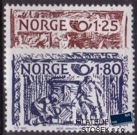 Norsko známky Mi 0821-2