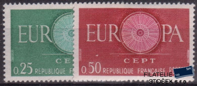 Francie známky Mi 1318-9
