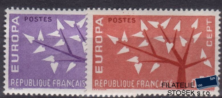 Francie známky Mi 1411-2