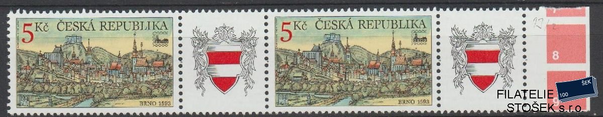 Česká republika známky 244 Spojky + DV 13/2