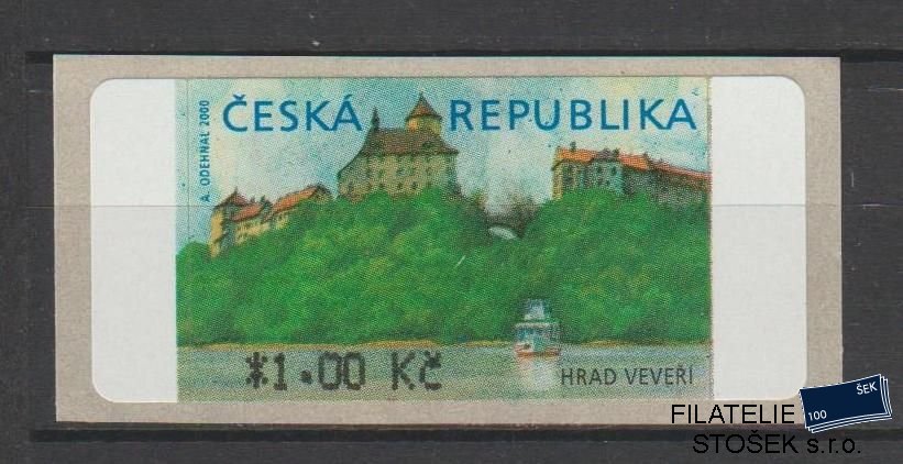 Česká republika známky AT 1 II * - 1 Kč - 21.6.2000