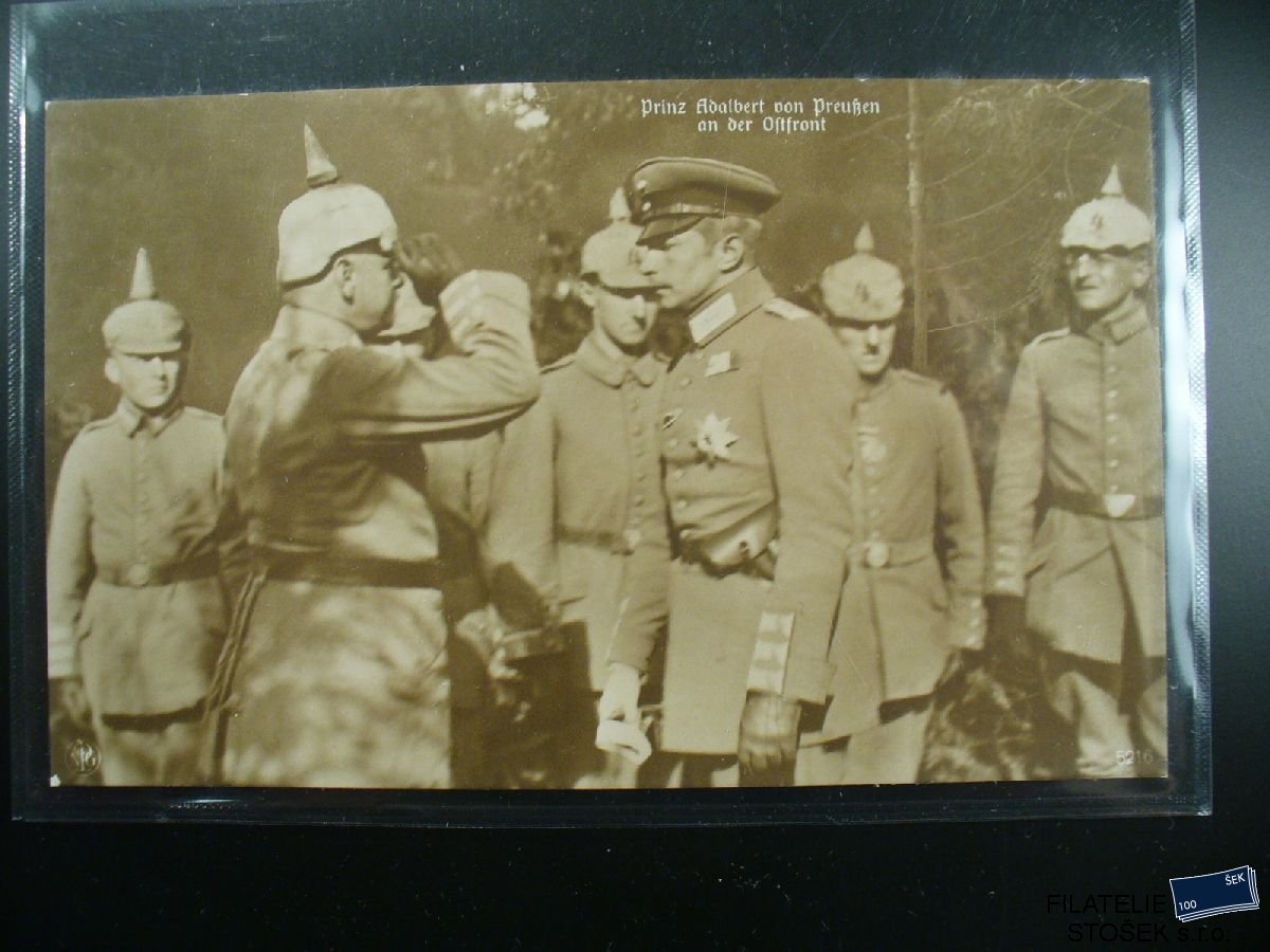 Vojenská pohlednice - Prinz Albert von Preussen