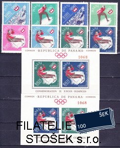 Panama známky Mi 0677-84+Bl.14-15