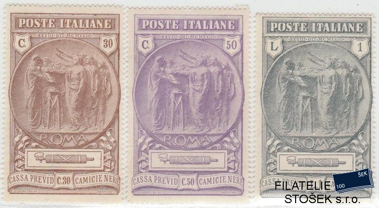 Itálie Mi 183-85
