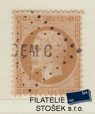 Francie známky Mi 20 - razítko CEM C - vojenská expedice v Mexiku 1862-67