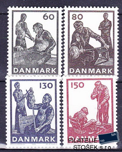 Dánsko známky Mi 0631-4