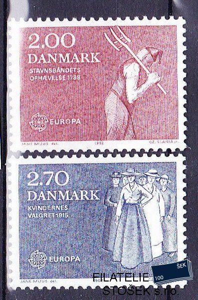 Dánsko známky Mi 0749-50